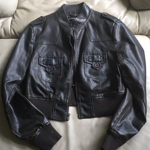 Faux Leather Jacket